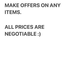 Leave a comment or make an offer. I usually accept :)